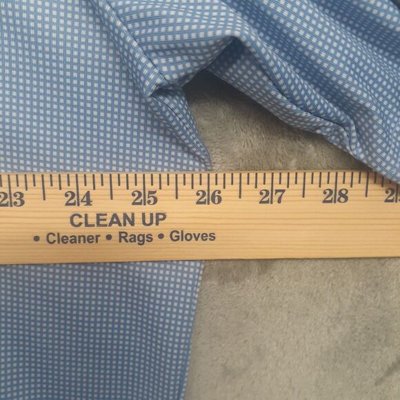 Callaway Opti-Dri Men’s XL Swing Tech Blue Check Performance Golf Polo Shirt - Picture 3 of 9